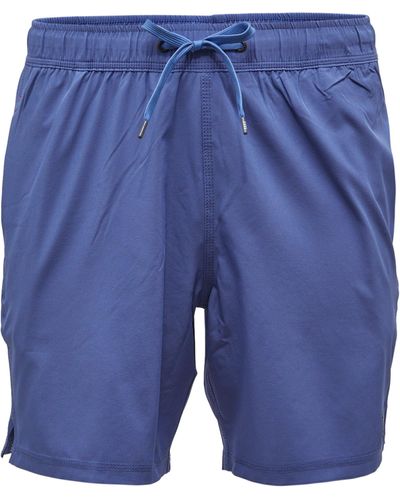 Saxx Underwear Co. Oh Buoy 2n1 Volley 7 Inches Swim Shorts - Blue