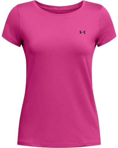 Under Armour Heat Gear Armour Tee - Pink