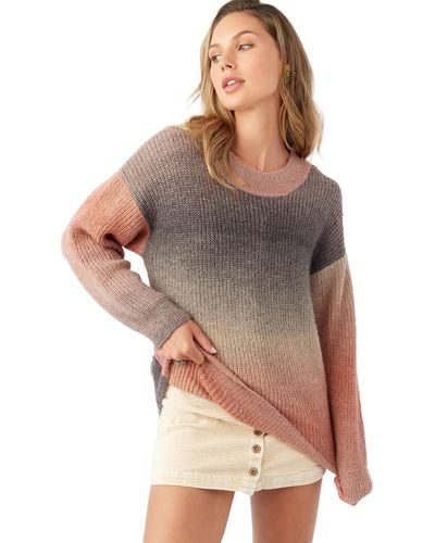 O'neill Sportswear Billie Long Sleeve Mock Neck Sweater - Multicolour