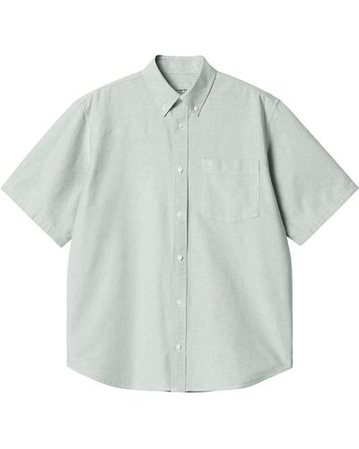 Carhartt Braxton Short Sleeve Shirt - Blue