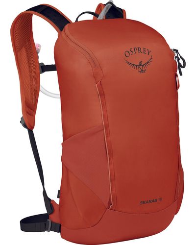 Osprey Skarab Hiking Backpack With Reservoir 18l - Red
