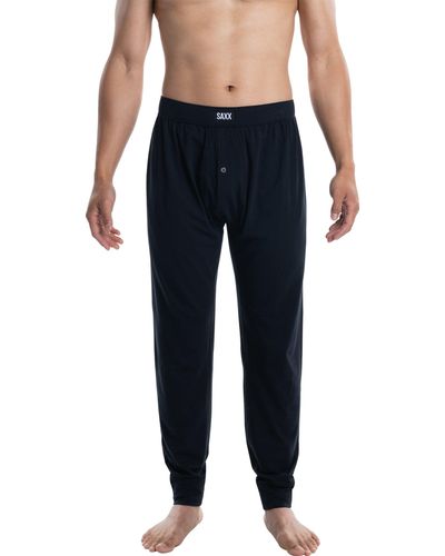 Saxx Underwear Co. Droptemp Cooling Sleep Pant - Blue
