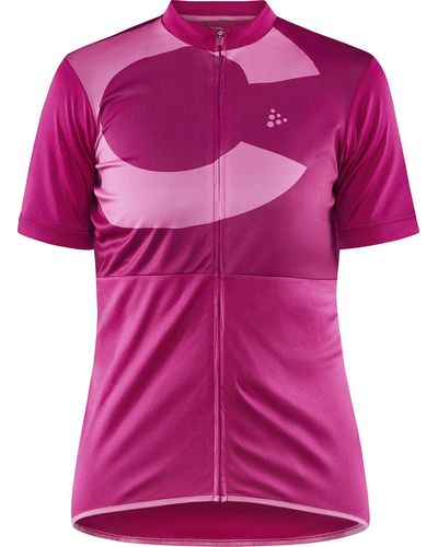 C.r.a.f.t Core Endur Logo Jersey - Pink