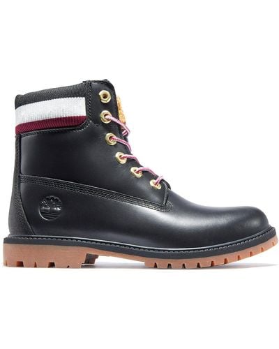 Timberland Heritage 6 In Waterproof Boots - Black