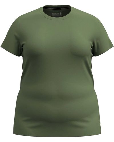Smartwool Merino Plus Size Short Sleeve Tee - Green