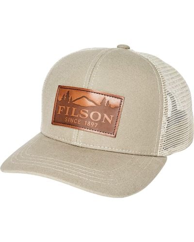 Filson Dry Tin Cloth Logger Mesh Cap - Metallic