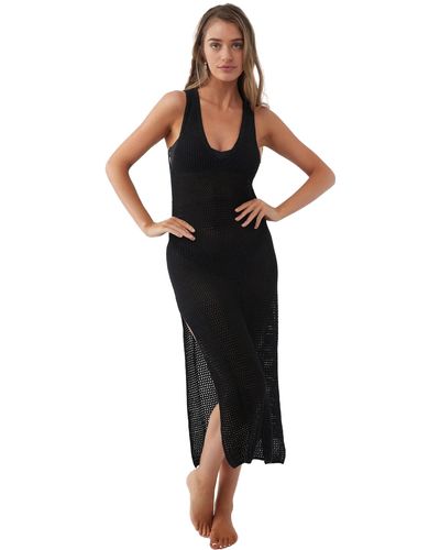 O'neill Sportswear Erin Midi Coverup Dress - Black