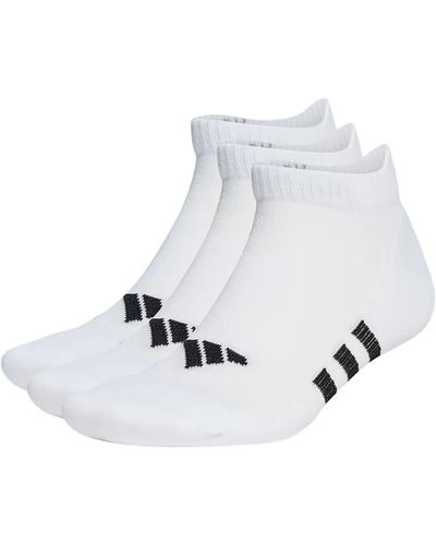 adidas Performance Cushioned 3 Pairs Low Socks - White