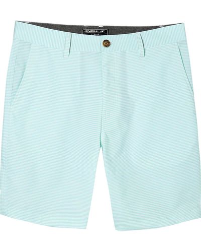 O'neill Sportswear Stockton Stripe 19 In Hybrid Shorts - Blue
