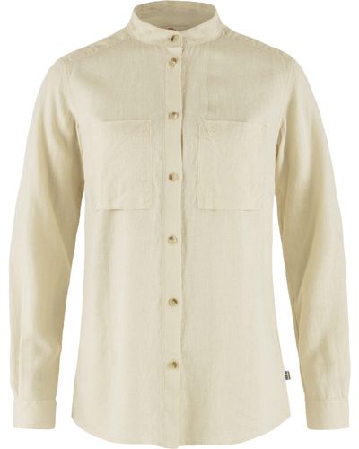 Fjallraven Övik Hemp Long Sleeve Shirt - Natural