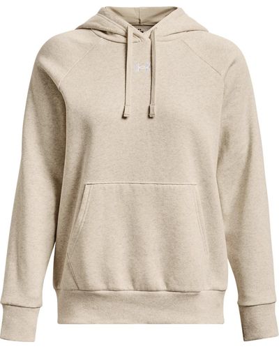 Under Armour Rival Fleece Hoodie - Natural