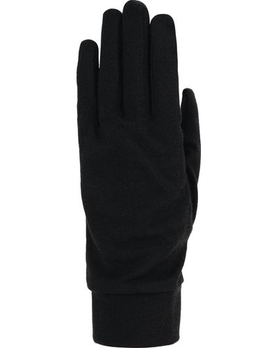 Auclair Merino Wool Liner Gloves - Black