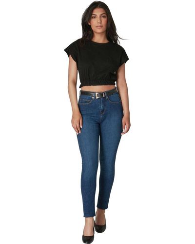 Lola Jeans Alexa High Rise Skinny Jeans - Black