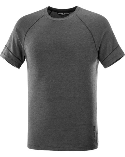Salomon Runlife Short Sleeve T - Grey