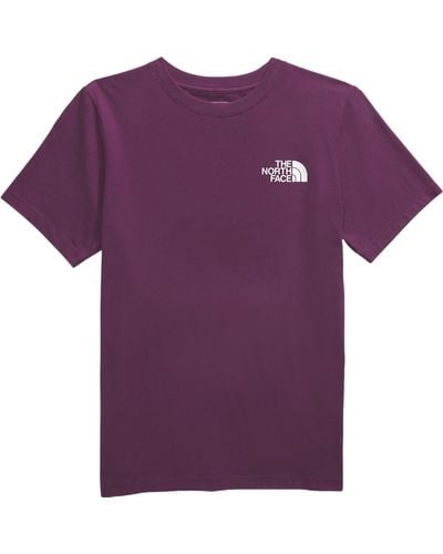 The North Face Short Sleeve Box Nse T - Purple