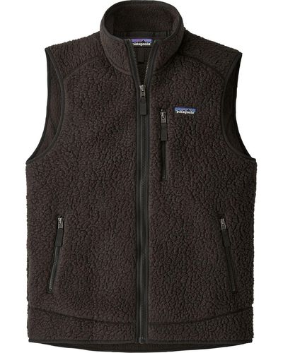 Patagonia Retro Pile Fleece Vest - Black