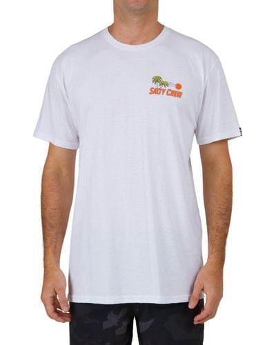 Salty Crew Tropicali Classic Short Sleeve T - White