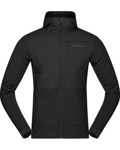 Norrøna Falketind Alpha90 Insulated Zip Hooded Jacket - Black