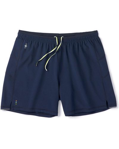 Smartwool Merino Sport Lined 5'' Shorts - Blue