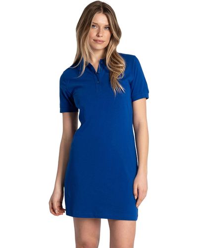 Lolë Effortless Polo Dress - Blue
