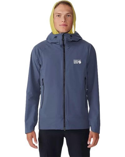 Mountain Hardwear Chockstone Alpine Lt Hooded Jacket - Blue