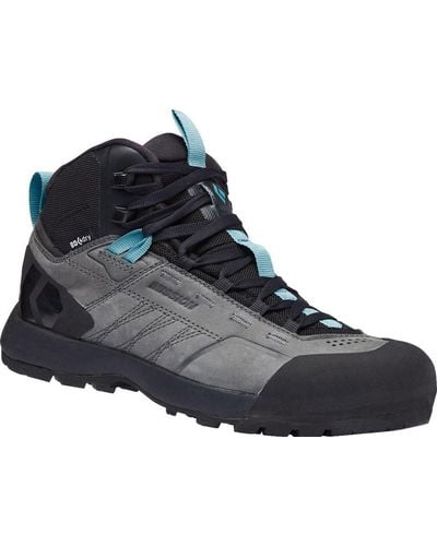 Black Diamond Mission Leather Mid Waterproof Approach Shoes - Black