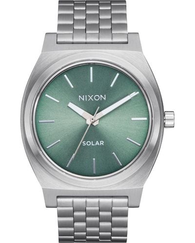 Nixon Time Teller Solar Watch - Grey