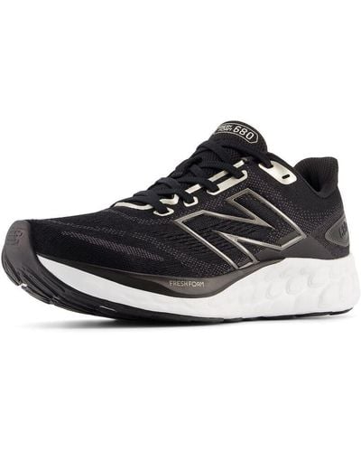 New Balance Wmns Fresh Foam 680 W680lk8 Nero Bianco Nero Bianco/40 1/2 - Black