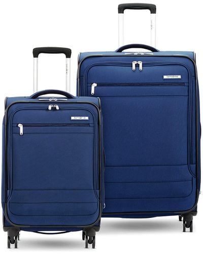 Samsonite Aspire Dlx Softside Expandable Luggage With Spinner Wheels - Blue