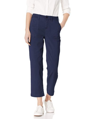 NYDJ Straight Ankle Chino Pants - Blue