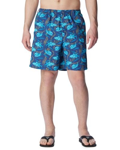 Columbia Super Backcast Water Short Hiking - Blue