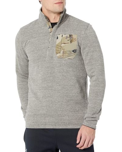Under Armour Mens Specialist Henley 2.0 - Gray