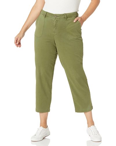 NYDJ Straight Ankle Chino Pant - Green