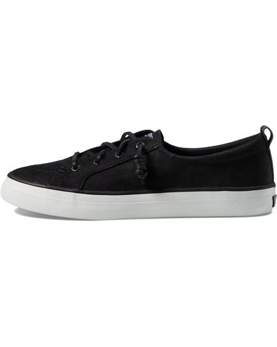 Sperry Top-Sider Crest Vibe Washable Leather Sneaker - Black