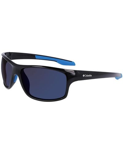 Columbia Burr Polarized Rectangular Sunglasses - Blue