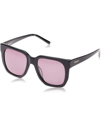 DKNY Dk513s Square Sunglasses - Black