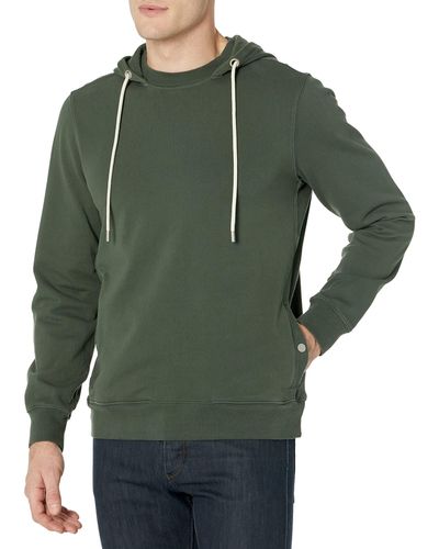 PAIGE Thomas French Terry Hooded Sweatshirt - Green