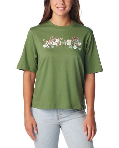 Columbia North Cascades Relaxed Tee - Green