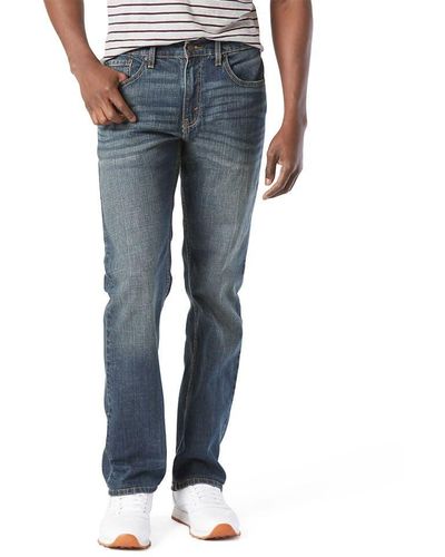 Signature by Levi Strauss & Co. Gold Label Relaxed Fit Flex Jeans - Blue