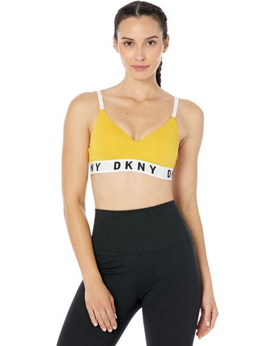 DKNY Cozy Boyfriend Wirefree Push Up Bra - Orange