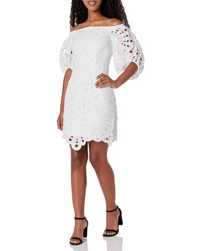 Trina Turk Sweet Mini Dress - White