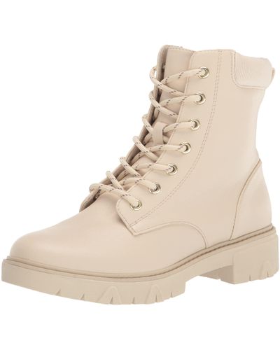 Dr. Scholls Dr. Scholl's S Headstart Combat Boot White Synthetic 9.5 M - Natural