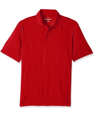 Hanes Sport Performance Polo - Red
