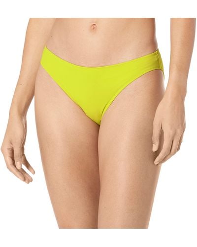 Amazon Essentials Parte Inferior de Traje de Baño Tipo Bikini Clásico Mujer - Amarillo