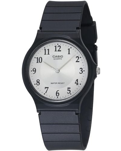 G-Shock Mq24-7b3ll Classic Black Resin Band Watch - White