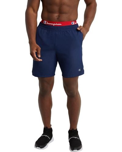 Champion Mens 7-inch Woven Sport W/out Liner Shorts - Blue