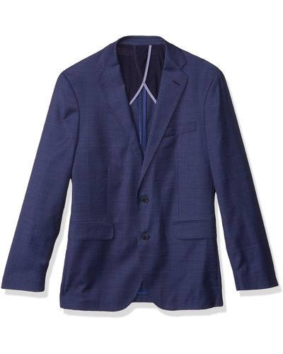 Cole Haan Slim Fit Stretch Suit Separates-custom Jacket & Pant Size Selection - Blue