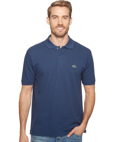 Lacoste Legacy Short Sleeve L.12.12 Pique Polo Shirt - Blue