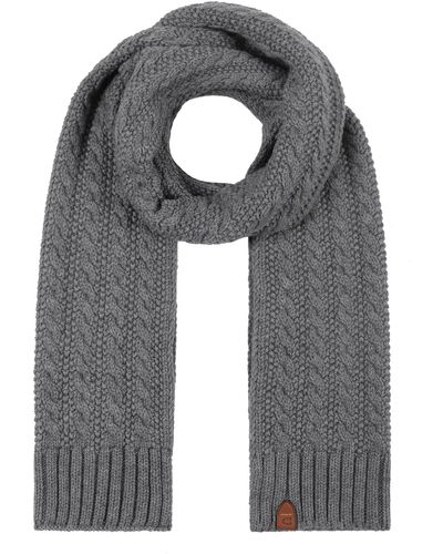 COACH Cable Scarf - Gray