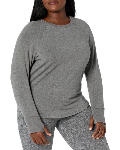 Core 10 Cloud Soft Fleece Standard-fit Long-sleeve Sweatshirt - Gray